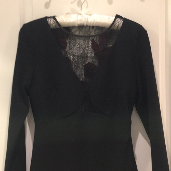 Marciano Black and Lace Bodycon Dress - Picture 2 of 10
